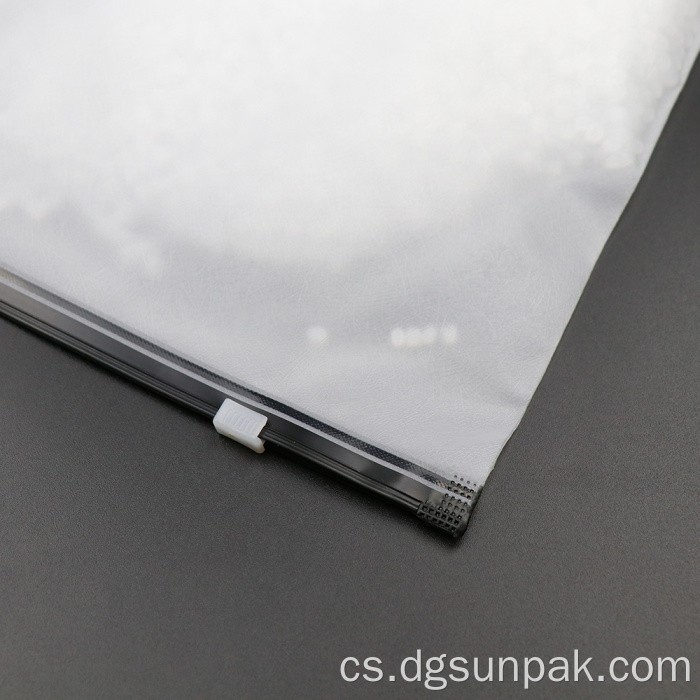 recyklované sáčky matné oblečení přepravní posuvné zipy sáčky